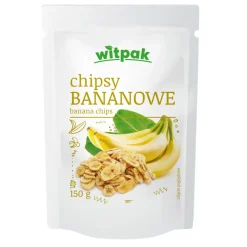 Witpak Chipsy bananowe, 150 g