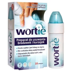 Wortie, preparat do usuwania brodawek i kurzajek, 50 ml