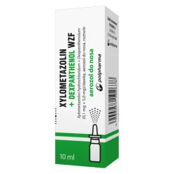 Xylometazolin + Dexpanthenol WZF, (0,1mg+5,0mg)/dawkę, aerozol do nosa, 10 ml
