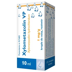 Xylometazolin VP, 0.1%, krople do nosa, 10 ml