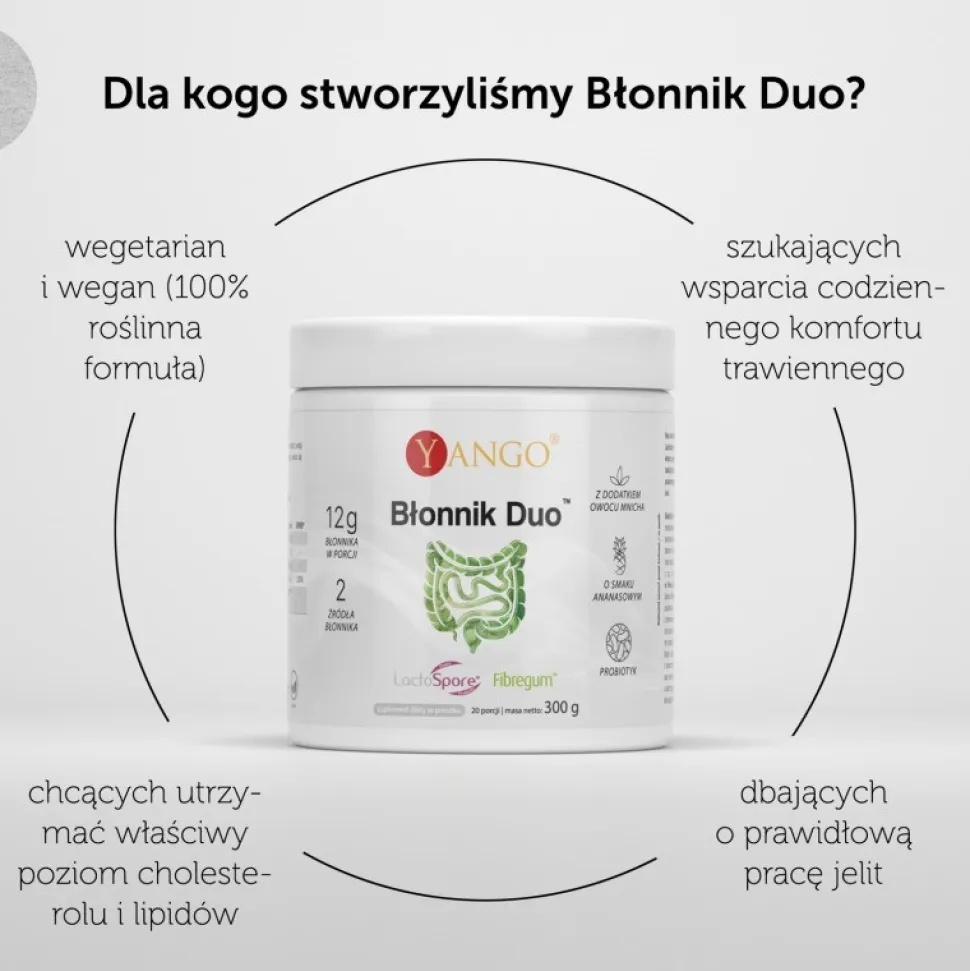 Yango Błonnik Duo, proszek, 300 g
