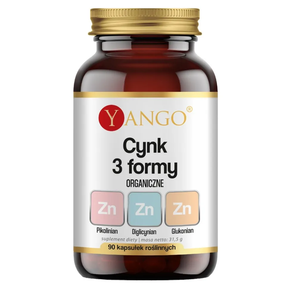 Yango Cynk 3 formy, kapsułki, 90 szt.