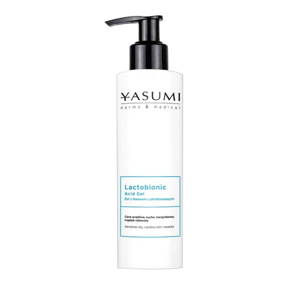 Yasumi Lactobionic Acid, żel do twarzy z kwasem laktobionowym, 200 ml
