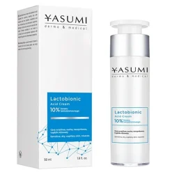 Yasumi Lactobionic Acid, krem do twarzy z kwasem laktobionowym, 50 ml