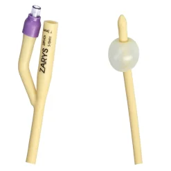 Zarys, urologiczny cewnik Foley'a, dwudrożny z plastikową zastawką, CH 22/5-10 ml, 1 szt.