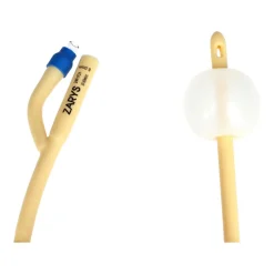 Zarys, urologiczny cewnik Foley'a, dwudrożny z plastikową zastawką, CH 24/30-50 ml, 1 szt.