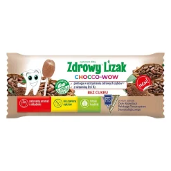 Zdrowy Lizak Chocco-Wow, lizaki, smak kakao, 40 szt.