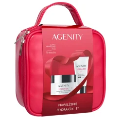Zestaw Agenity HYDRA-OX 1º Nawilżenie, krem na dzień, 50 ml + krem na noc, 25 ml + kosmetyczka