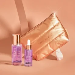 Zestaw Crystallove, serum, 30 ml + mgiełka z ametystem, 100 ml + kosmetyczka, 1 szt.