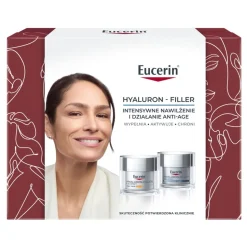 Zestaw Eucerin Hyaluron-Filler, krem na dzień SPF 30, 50 ml + krem na noc, 50 ml
