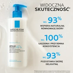 Zestaw La Roche-Posay, Cicaplast Baume B5+, balsam kojący, 40 ml + Lipikar Syndet AP+, krem myjący przeciw podrażnieniom skóry, 400 ml