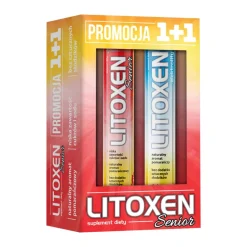 Zestaw Litoxen Senior, tabletki musujące, 20 szt. + Litoxen, tabletki musujące, 20 szt.
