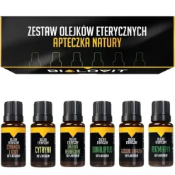 Zestaw olejków eterycznych - apteczka natury, 6 x 10 ml