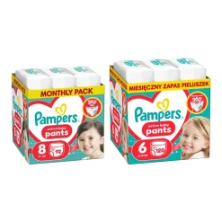Zestaw Pampers Active Baby Pants, 8, (17+kg), 92 szt. + 6, (13-19 kg), 120 szt.