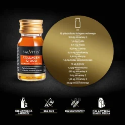 Zestaw Salvitis Collagen, kolagen do picia, płyn, 30 ml x 30 szt.