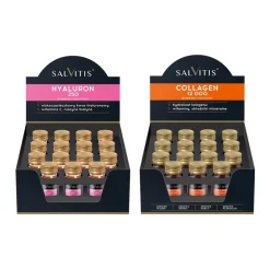 Zestaw Salvitis Mix Salvitis Hyaluron 250, 15 szt. + Salvitis Collagen 12 000, 15 szt.