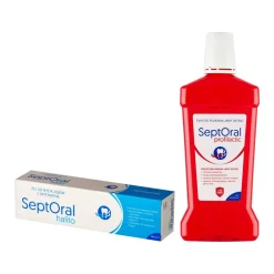 Zestaw SeptOral, Halito, żel do mycia zębów z oktenidyną, 100 ml + Profilactic, płyn do płukania jamy ustnej, 500 ml