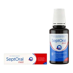 Zestaw SeptOral med, żel stomatologiczny, 20 ml + koncentrat do sporządzania płynu do płukania jamy ustnej, 200 ml