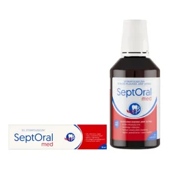 Zestaw SeptOral med, żel stomatologiczny, 20 ml + płyn stomatologiczny do płukania jamy ustnej, 300 ml