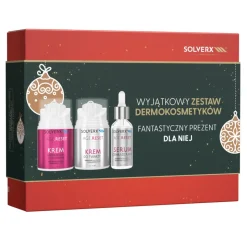 Zestaw Solverx Age Reset, krem-maska na noc, 50 ml + krem do twarzy, 50 ml + serum, 30 ml