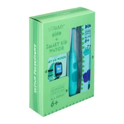 Zestaw Vitammy, szczoteczka soniczna Dino + zegarek Smart Kid Watch