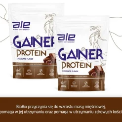 Zestaw 3 x ALE Gainer Protein Chocolate Flavor