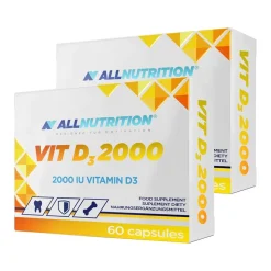 Zestaw 2x Allnutrition Vit D3 2000, kapsułki, 60 szt.