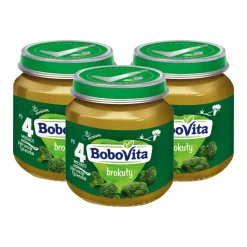Zestaw 3 x BoboVita, brokuły, 4 m+, 125 g