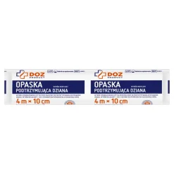 Zestaw 6x DOZ PRODUCT Opaska podtrzymująca dziana, 4 m x 10 cm