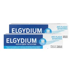 Zestaw 2 x Elgydium Anti Plaque, pasta do zębów, 75 ml
