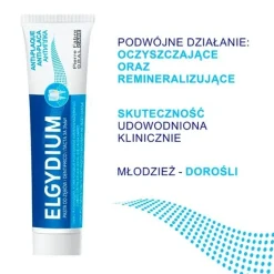 Zestaw 2 x Elgydium Anti Plaque, pasta do zębów, 75 ml