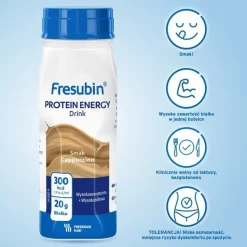 Zestaw 2x Fresubin Protein Energy Drink, płyn o smaku cappuccino, 4 x 200 ml