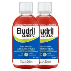 Zestaw 2 x 500 ml, Eludril Classic, płyn do płukania jamy ustnej