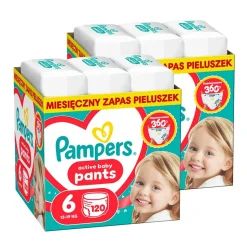 Zestaw 2 x Pampers Active Baby Pants, 6, (13-19 kg), pieluchomajtki, 120 szt.