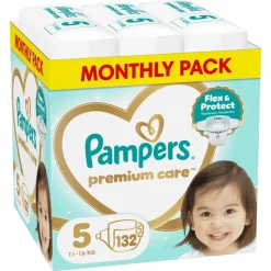 Zestaw 2 x Pampers Premium Care 5, (11-16 kg), pieluszki, 132 szt.