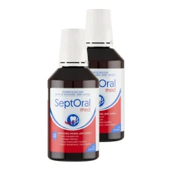 Zestaw 2 x SeptOral med, płyn stomatologiczny do płukania jamy ustnej, 300 ml