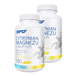 Zestaw 2x SFD Cytrynian Magnezu + B6 (P-5-P), tabletki, 180 szt.