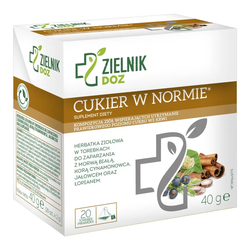 Zestaw 2x Zielnik DOZ Cukier w normie