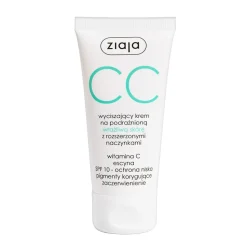 Ziaja CC, wyciszający krem na podrażnioną, wrażliwą skórę z rozszerzonymi naczynkami, 50 ml