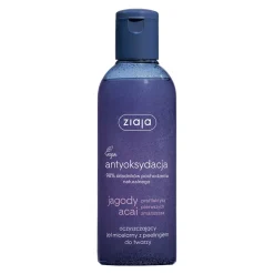 Ziaja Jagody Acai, oczyszczający żel micelarny z peelingiem do twarzy, 200 ml