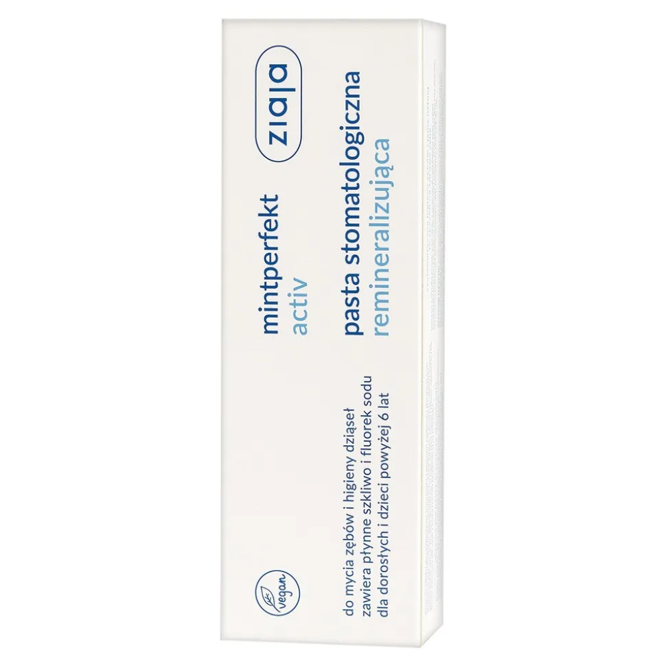 Ziaja Mintperfekt Activ, pasta stomatologiczna remineralizująca, 75 ml