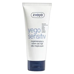 Ziaja Yego Sensitiv, regenerujący krem do rąk dla mężczyzn, 75 ml