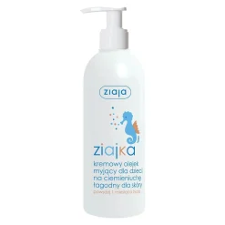 Ziaja Ziajka, kremowy olejek myjący dla dzieci, na ciemieniuchę, powyżej 1 miesiąca życia, 300 ml (z dozownikiem)