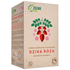 ZIELNIK DOZ Dzika Róża, herbatka owocowa z hibiskusem, 30 saszetek