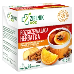 ZIELNIK DOZ Rozgrzewająca herbatka, 20 x 2 g
