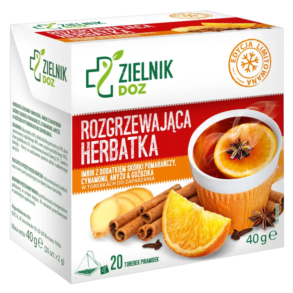 ZIELNIK DOZ Rozgrzewająca herbatka, 20 x 2 g