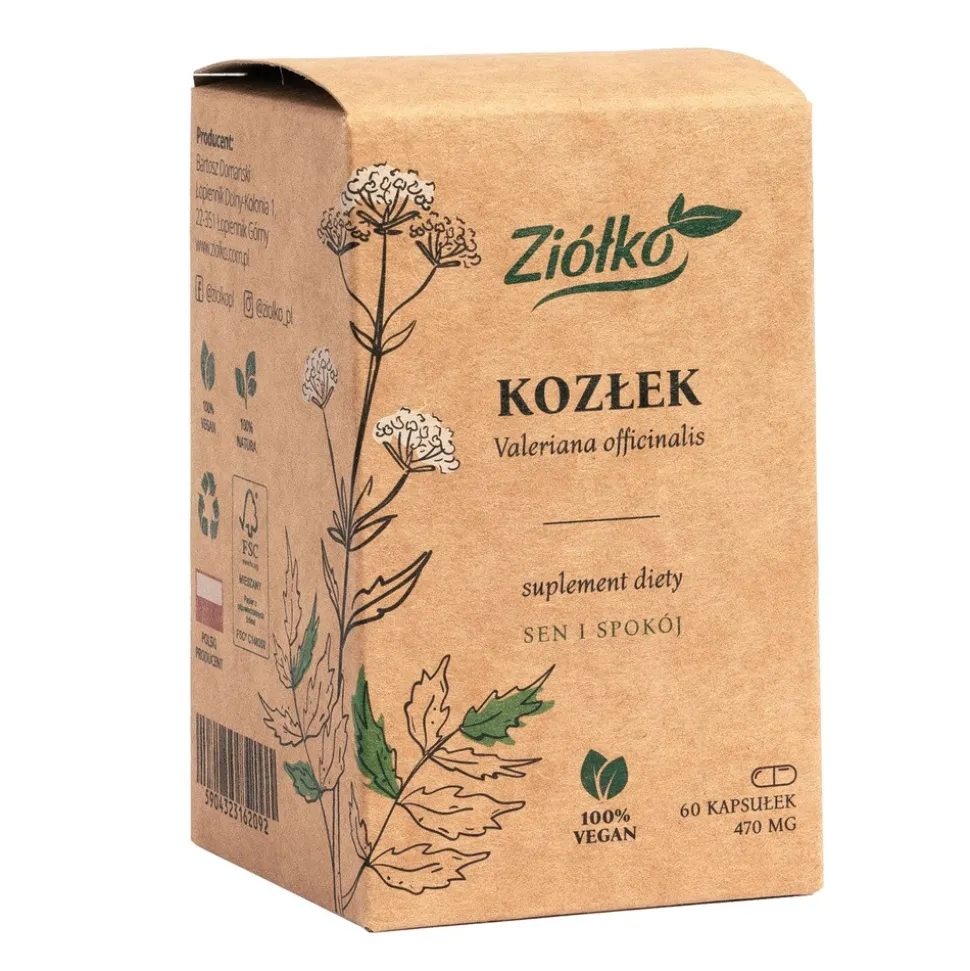 Ziółko Kozłek, kapsułki, 60 kaps.
