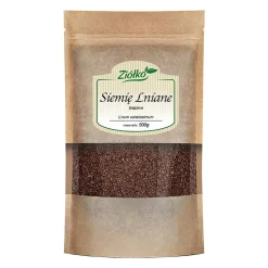 Ziółko, siemię lniane brązowe ziarno, 500 g
