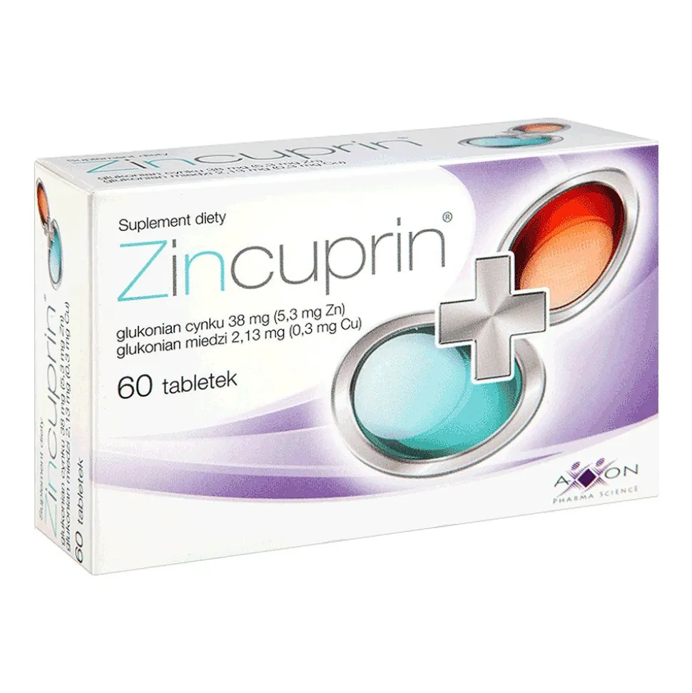 Zincuprin, tabletki, 60 szt.