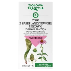 Ziołowa Tradycja Syrop z babki lancetowatej i jeżówki, (642,5 mg + 160,6 mg)/5 ml, syrop, 125 g